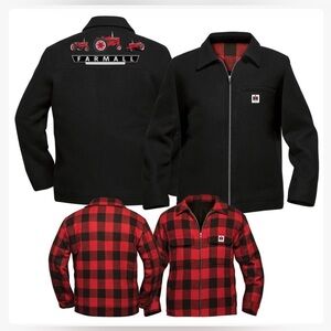 International Harvester Reversible Farmall Jacket Size XL